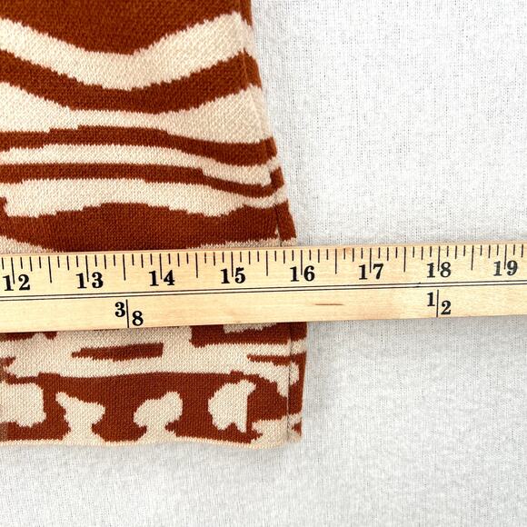 ULLA JOHNSON Rhea Cardigan Sweater Womens XS Puff Sleeve Wool Jacquard Button - Picture 15 of 16